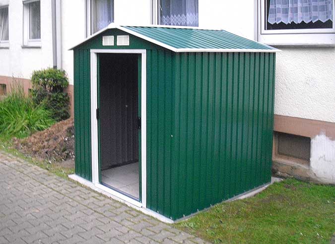 Metallgerätehaus komplett