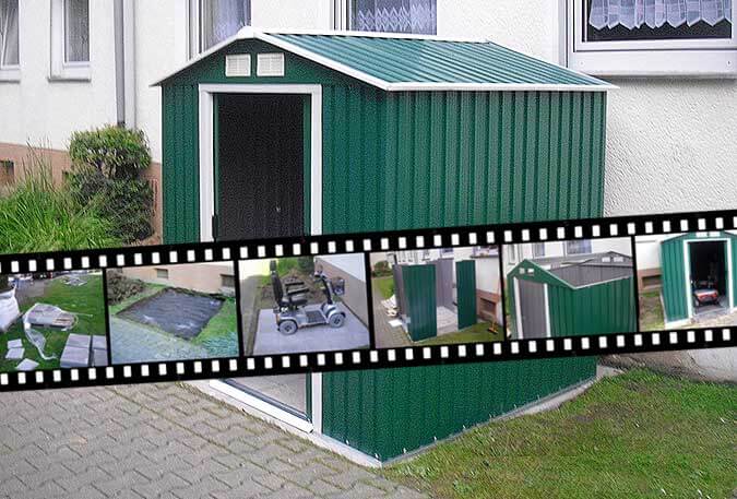 ein Gerätehaus entsteht - Fotostory