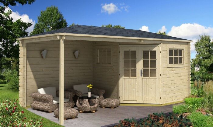 Imprägniertes Gartenhaus