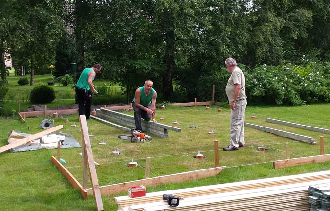 Fundament Bodenbalken