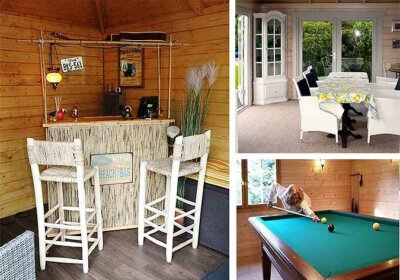 Ein Gartenhaus einrichten: 20 gelungene Beispiele von Beach-Bar bis Billard Gartenhaus Einrichtungen