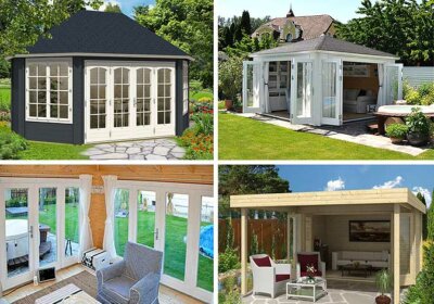 Das Gartenhaus mit Falttür Gartenhäuser mit Falttür