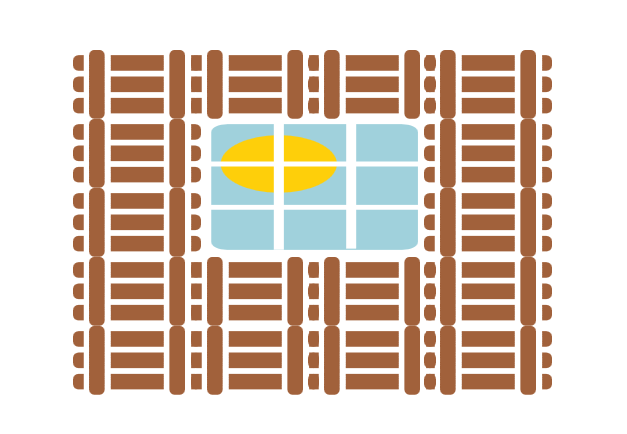 Ein Pavillon lebt von seinen offenen Fensterpartien.