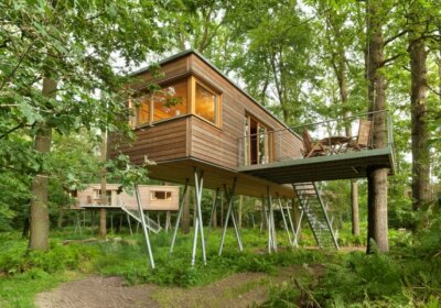 Ihr Gartenhaus will hoch hinaus? Dann setzen Sie es auf Stelzen! Gartenhaus auf Stelzen setzen