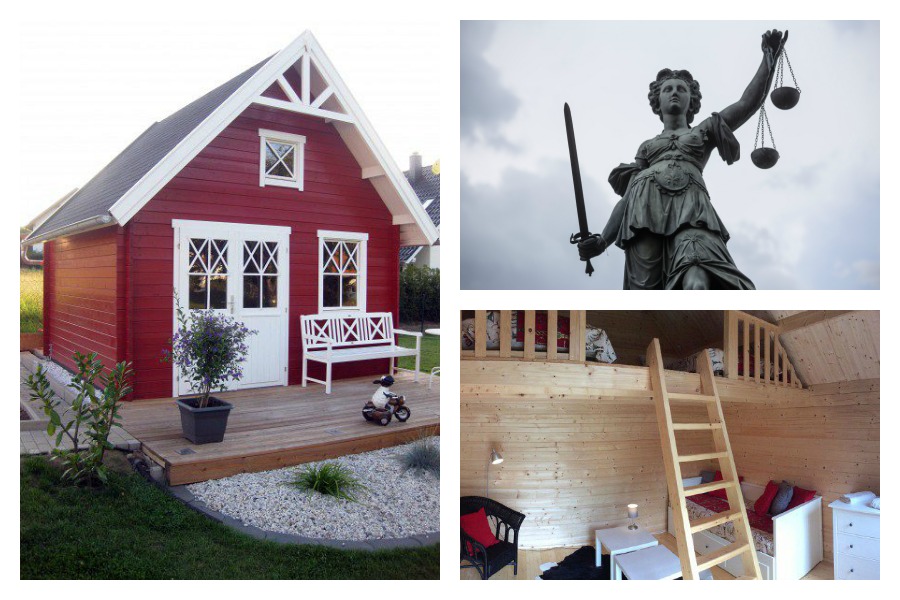 Sie müssen nicht gleich Justitia in Ihr Gartenhaus einziehen lassen, sollten sich aber genau über das aktuelle Steuerrecht informieren – noch vor der ersten Vermietung!