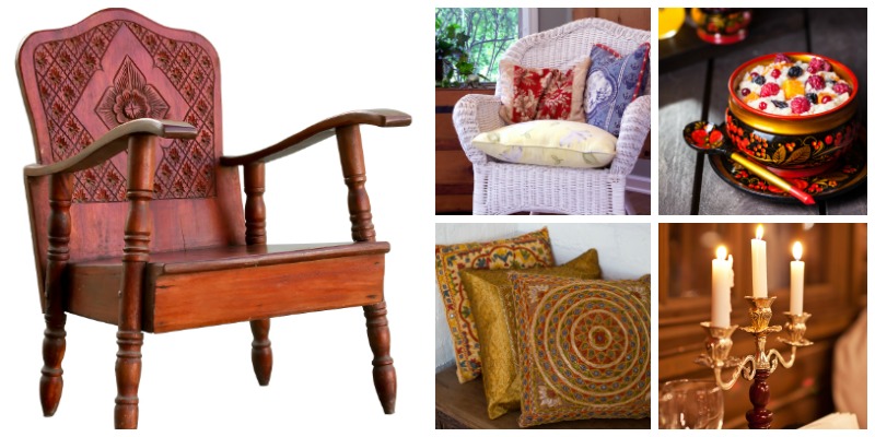 Einrichtung im russischen Datscha-Stil