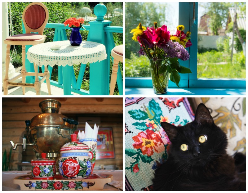 russische EInrichtung fürs Gartenhaus