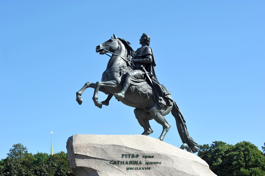 bronzene Statue Peter der Große