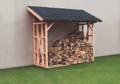 Fundament für ein Kaminholzregal bauen: So klappt es! holz-lagern-unterstand
