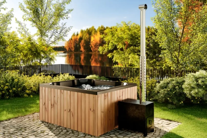 Das Badefass Oslo in der "Spa Edition"