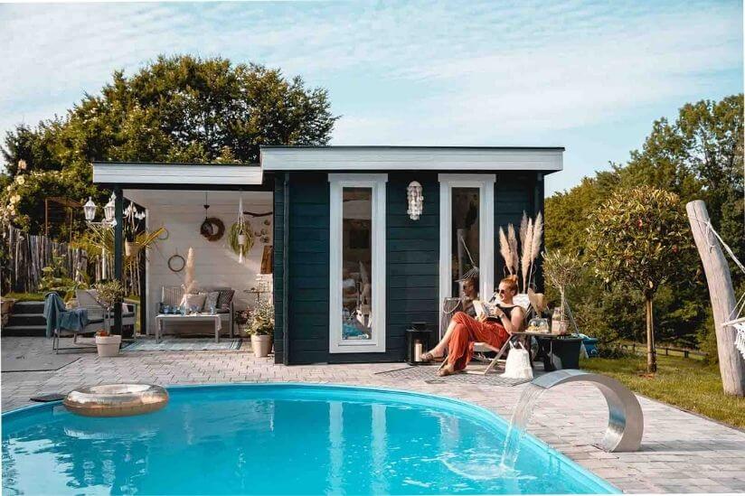 Gartenhaus Quinta als Wellnessoase