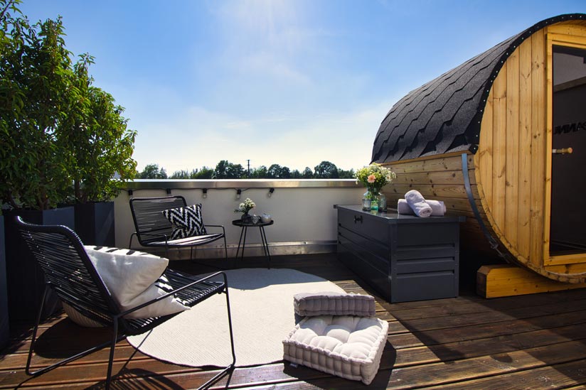 FinnTherm Fass-Sauna Mini 160 GH Award 2023