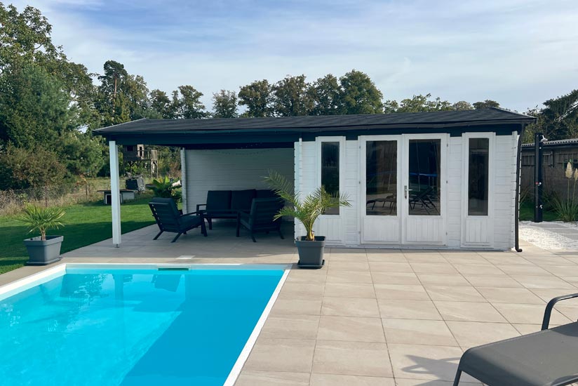 Gartenhaus Freiburg 44 ISO mit Sauna Daria GH Award 2023